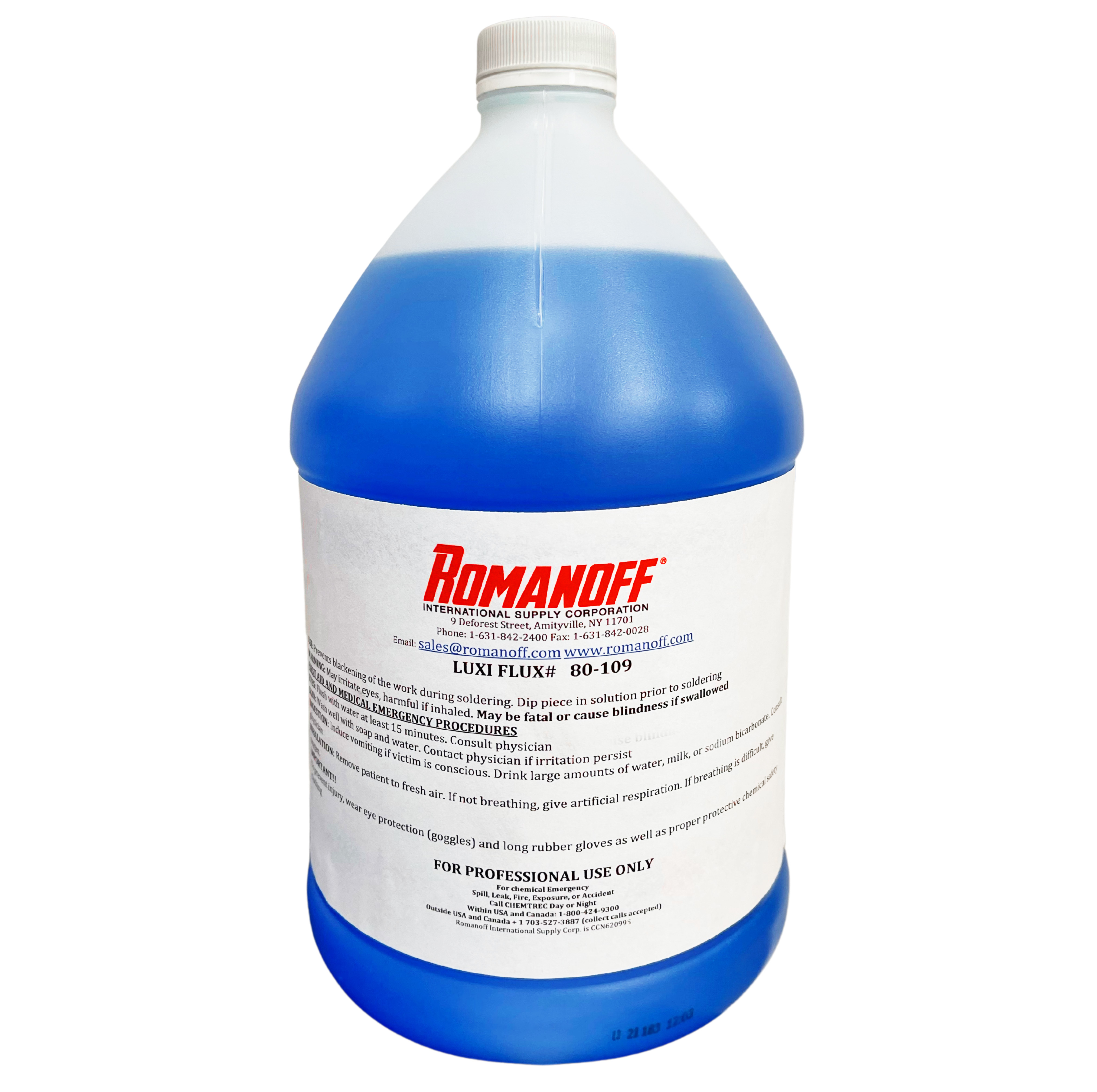 Romanoff Blue Luxi-Flux: 1 Gallon